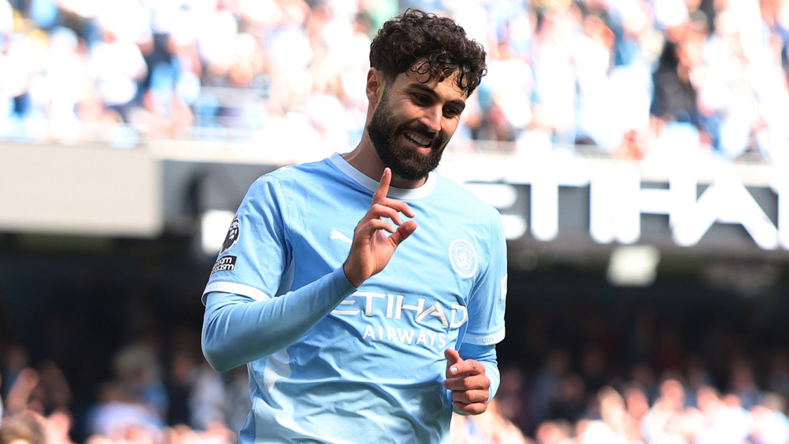 Gvardiol celebrates Man City's stoppage-time winner